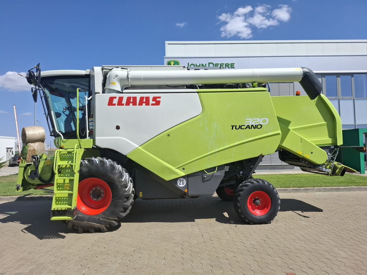 Claas Tucano 320 + Header paioase