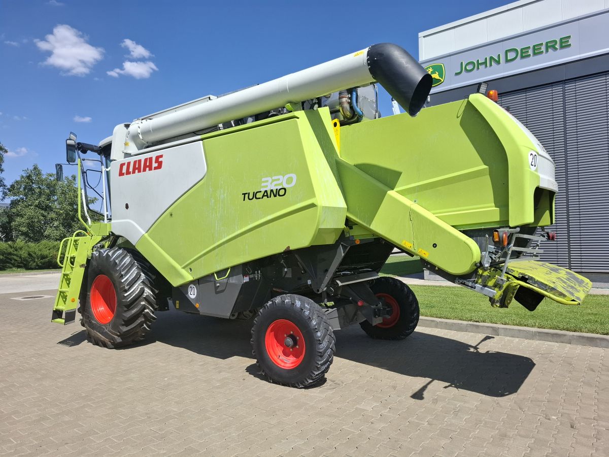 Claas Tucano 320 + Header paioase