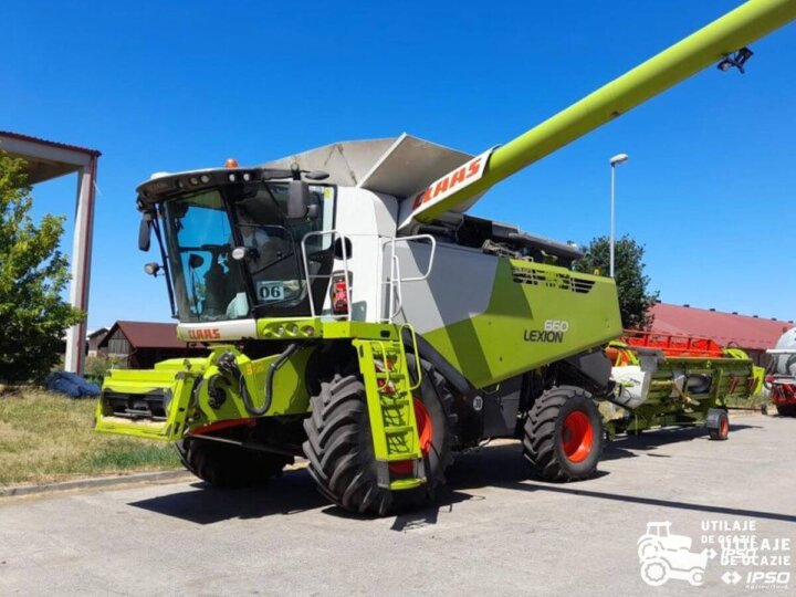 Claas Lexion 660 + Header paioase