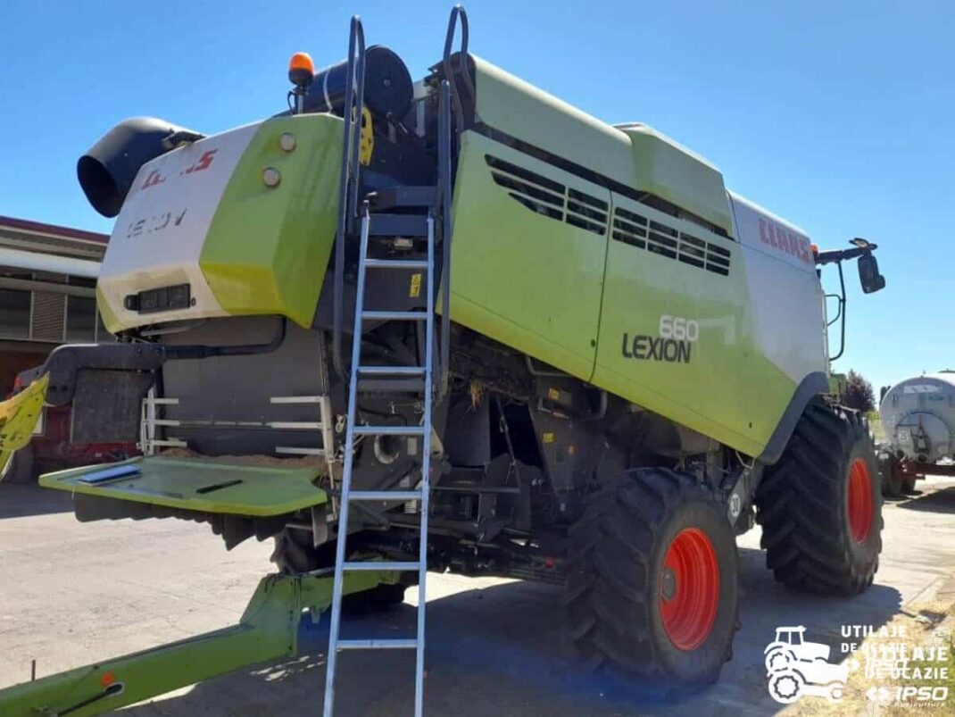 Claas Lexion 660 + Header paioase