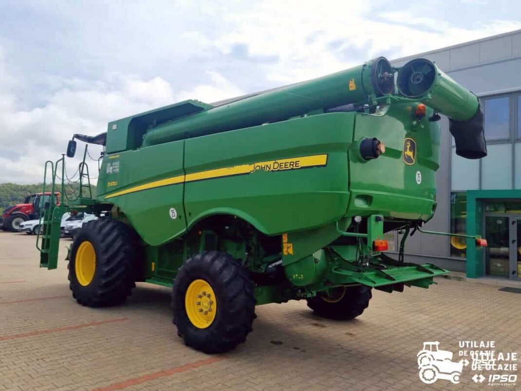 John Deere S670i HM 4x4 + Header paioase