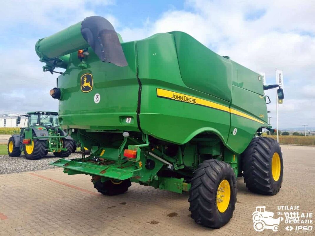 John Deere S670i HM 4x4 + Header paioase