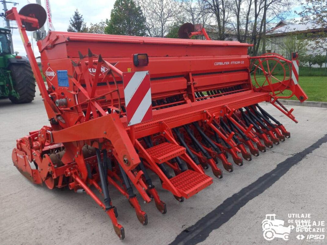 Semanatoare paioase Kuhn Integra + grapa rotativa HR 4004D