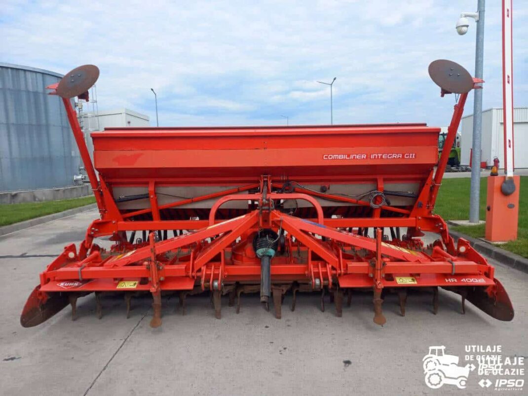 Semanatoare paioase Kuhn Integra + grapa rotativa HR 4004D