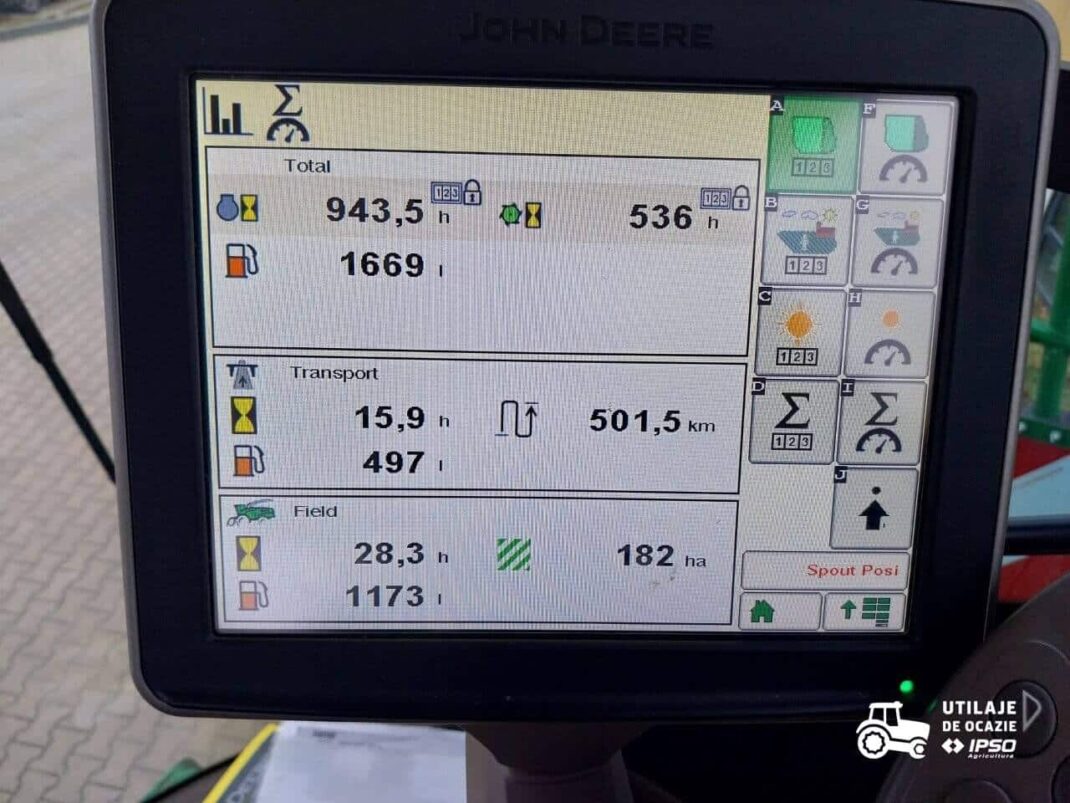 John Deere SPFH 8300 ProDrive + Header Kemper