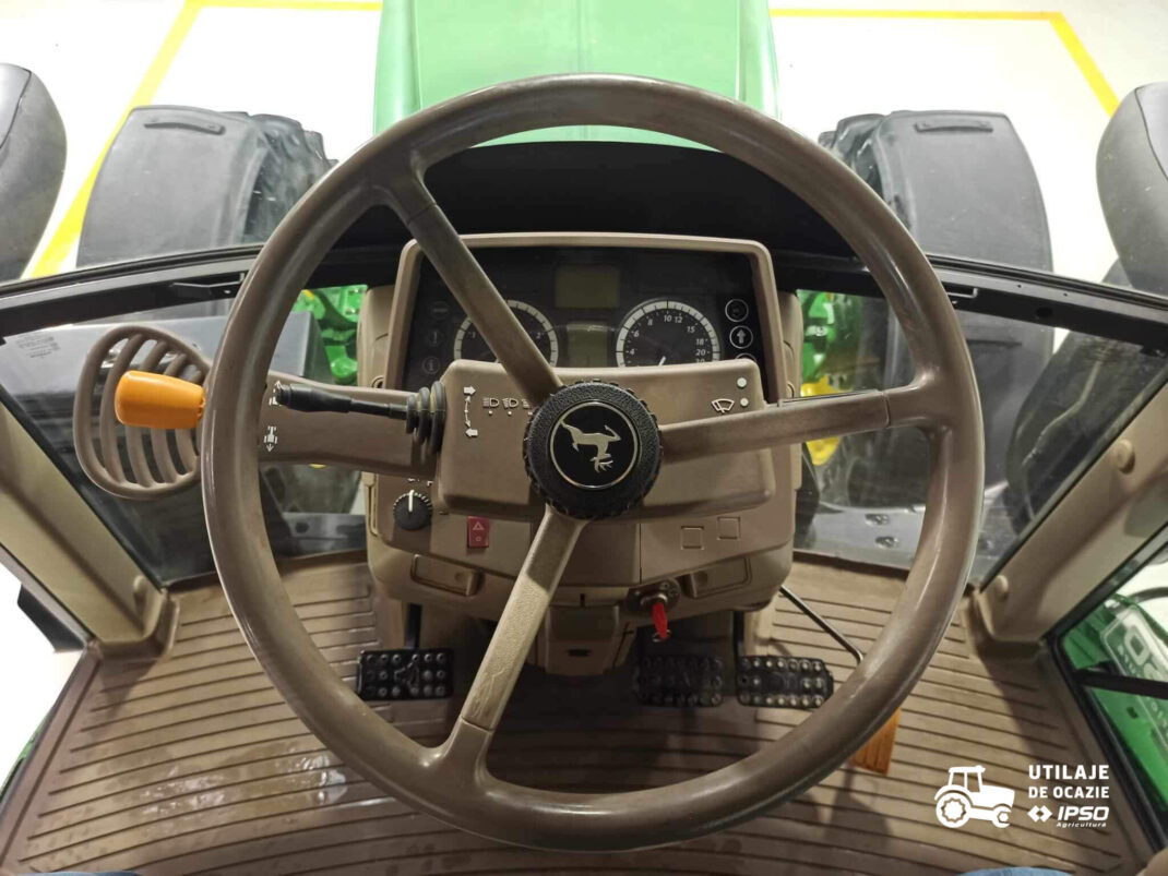 John Deere 6120M + roti inguste