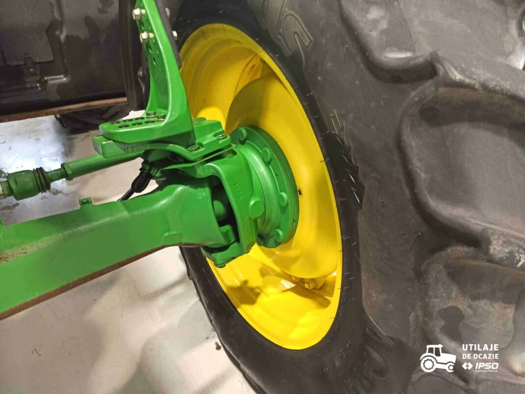 John Deere 6120M + roti inguste