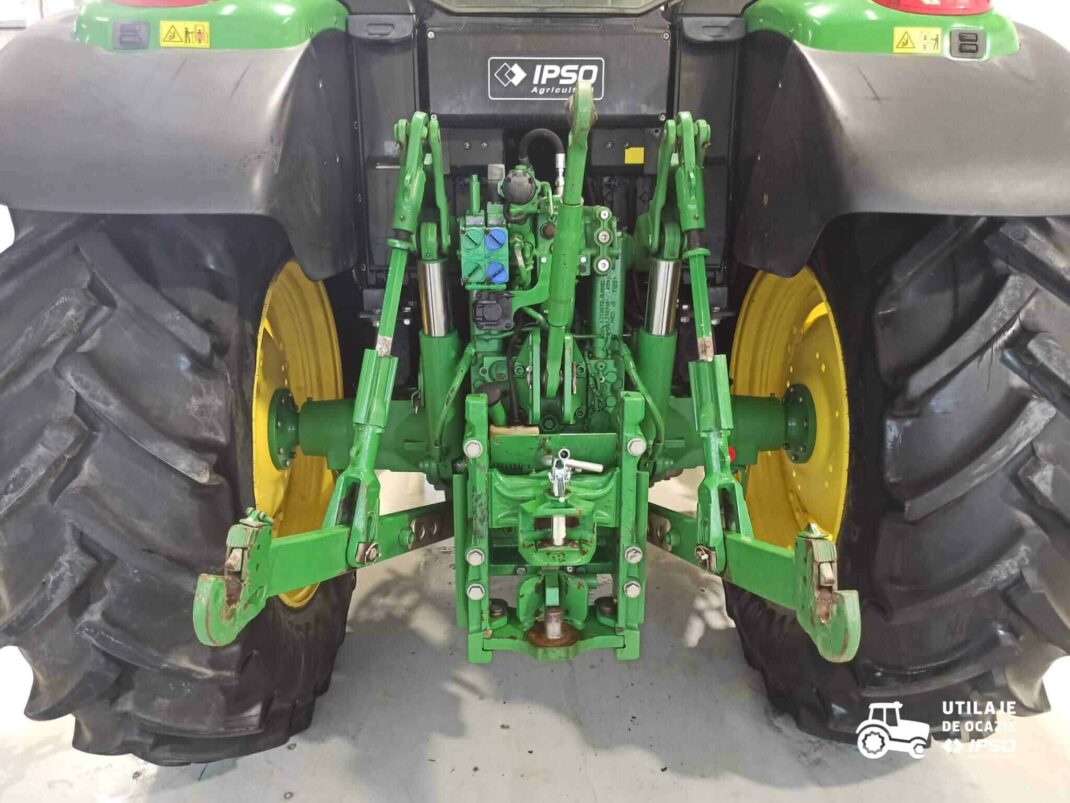 John Deere 6120M + roti inguste
