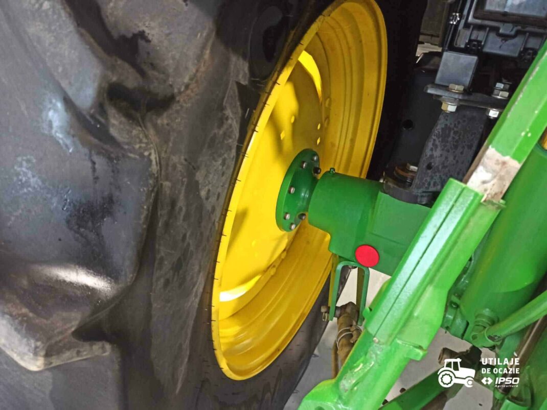 John Deere 6120M + roti inguste