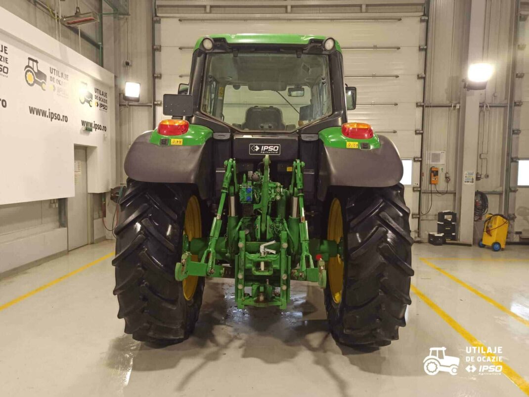 John Deere 6120M + roti inguste