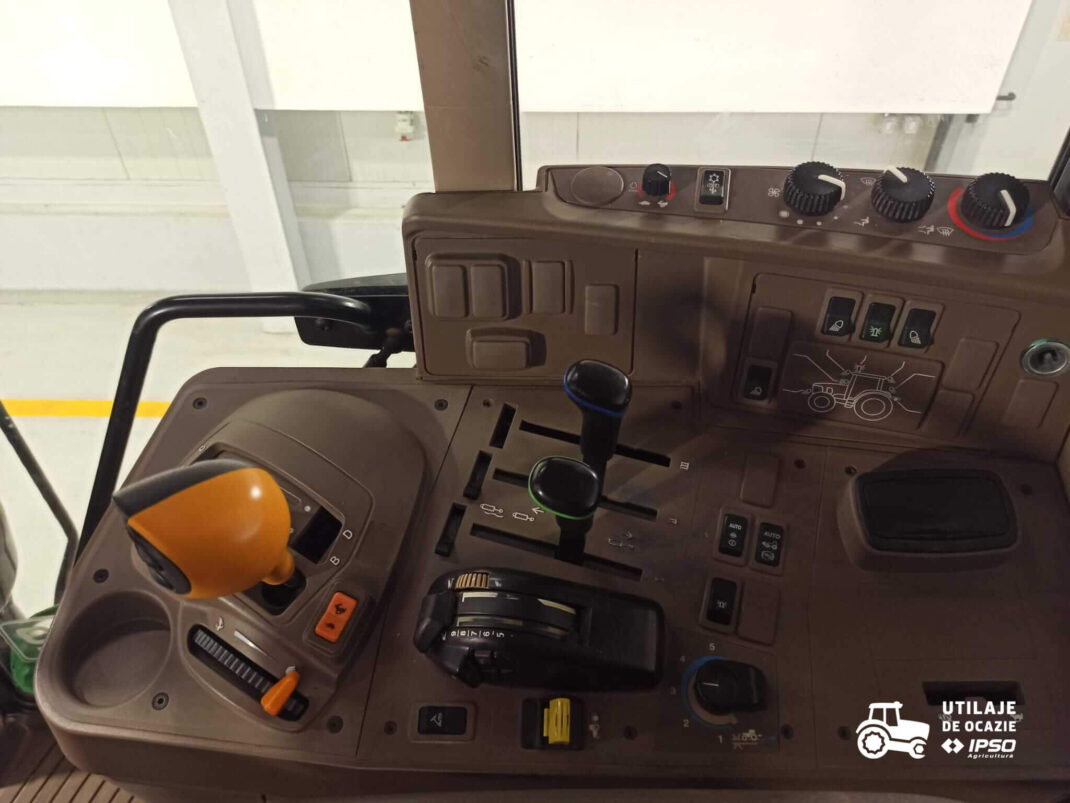 John Deere 6120M + roti inguste
