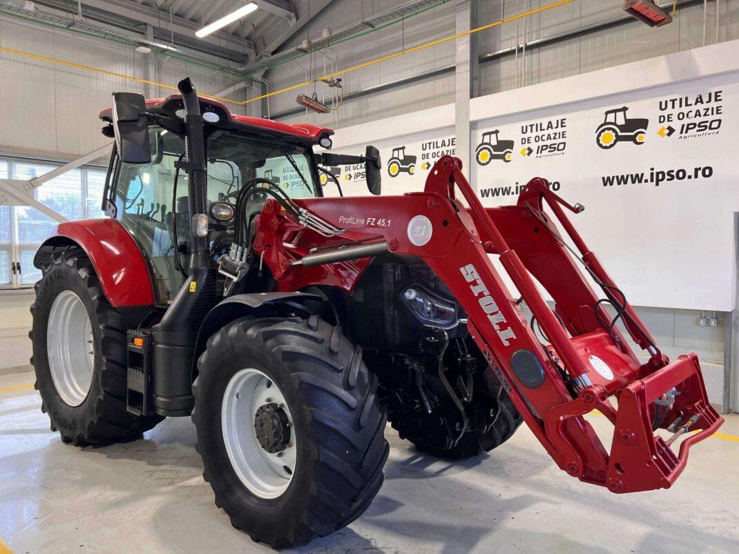 Case Maxxum 150 + incarcator frontal