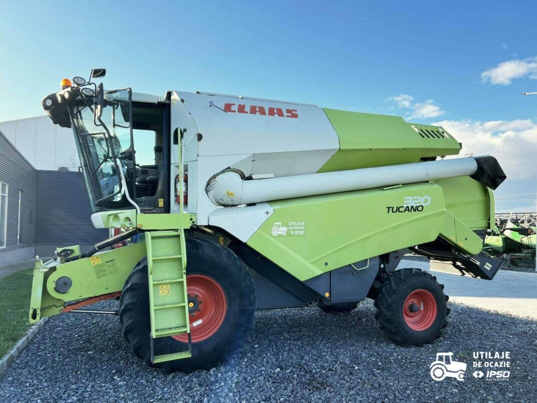 Claas Tucano 320 + Header paioase