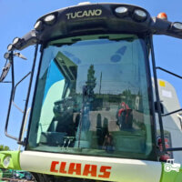 Claas Tucano 320 + Header paioase