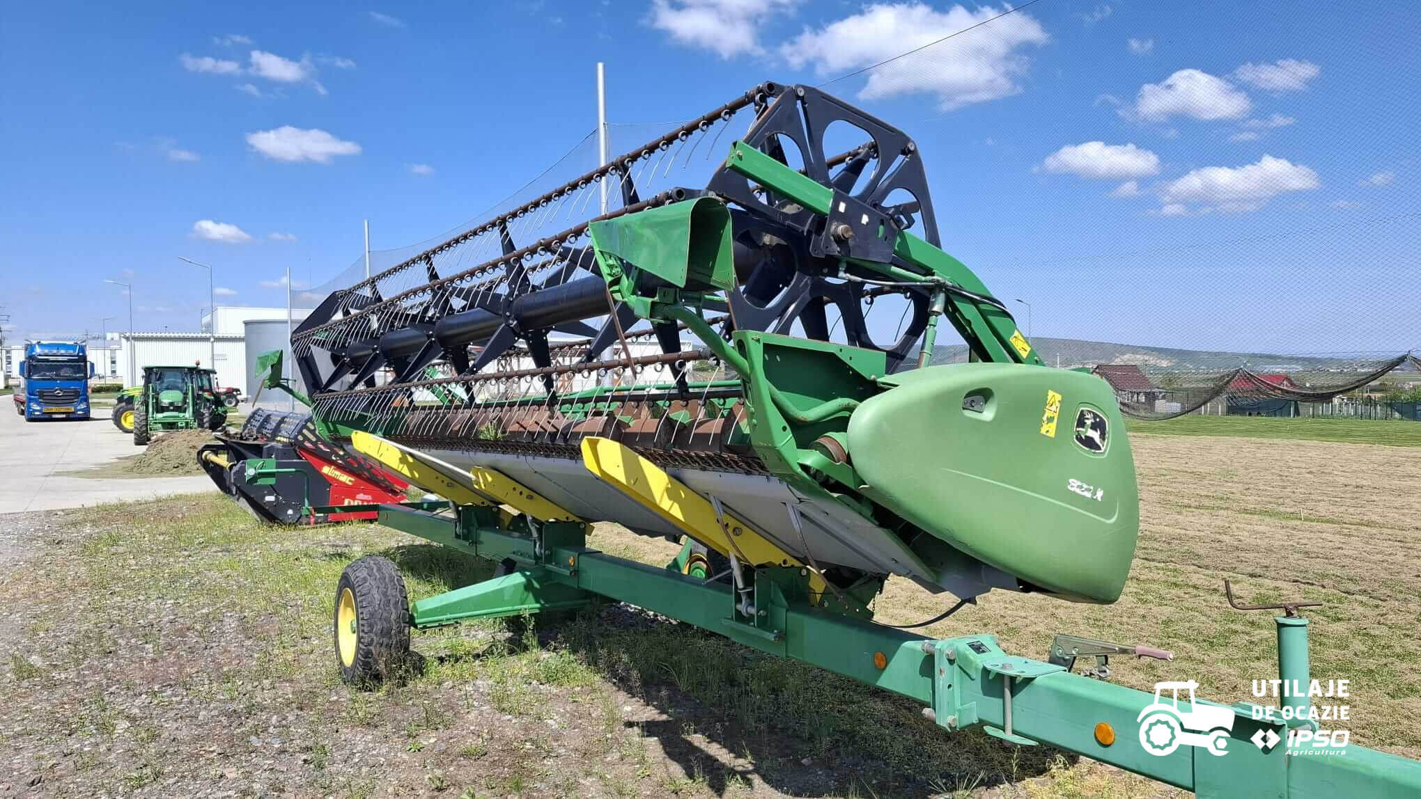 John Deere S670i HM 4x4 + Header paioase