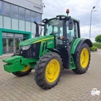 Tractor John Deere 6100M + roti inguste