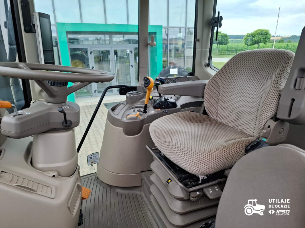 Tractor John Deere 6100M + roti inguste