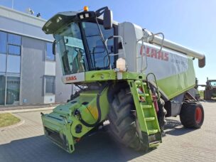 Claas Lexion 570 + Heder paioase V750