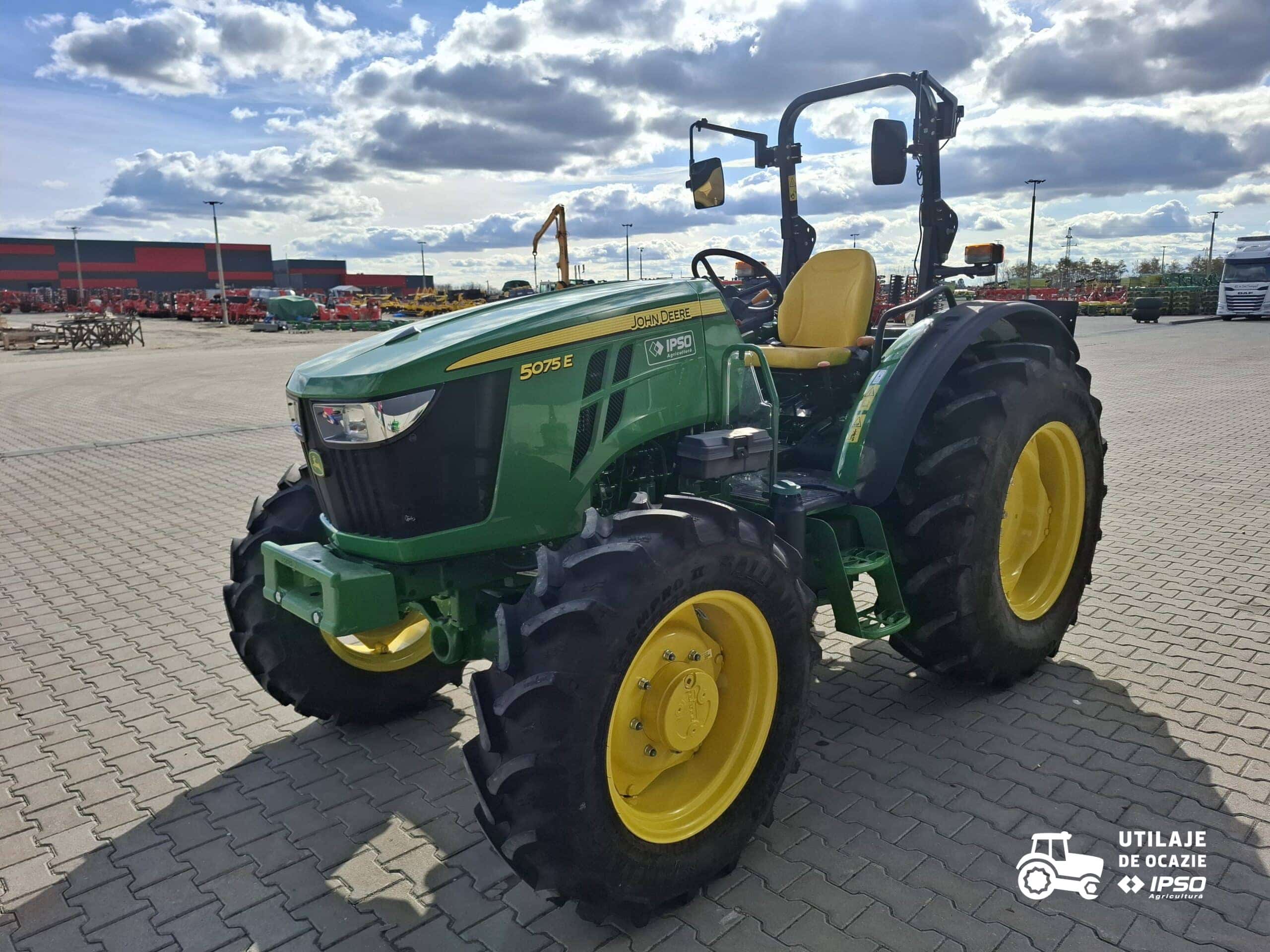 John Deere 5075E fara cabina