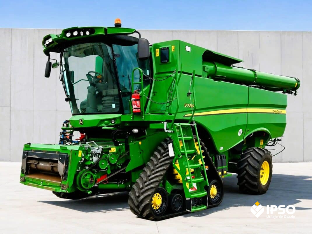 John Deere S780i + Header paioase 735 PF