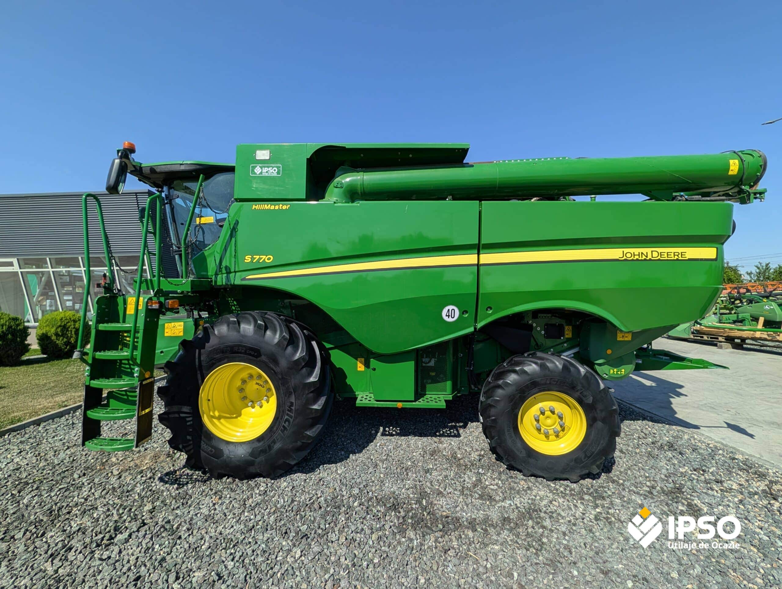 John Deere S770i HM 4x4 + Header paioase