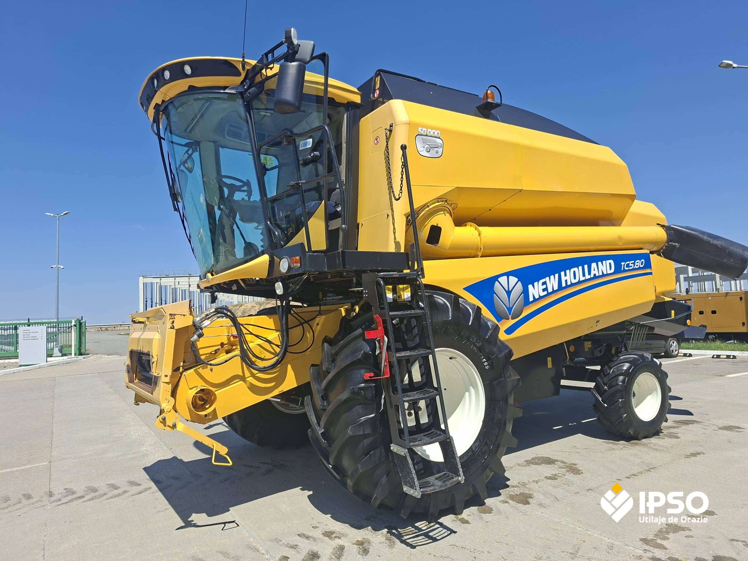 New Holland TC 5.80 + Header paioase