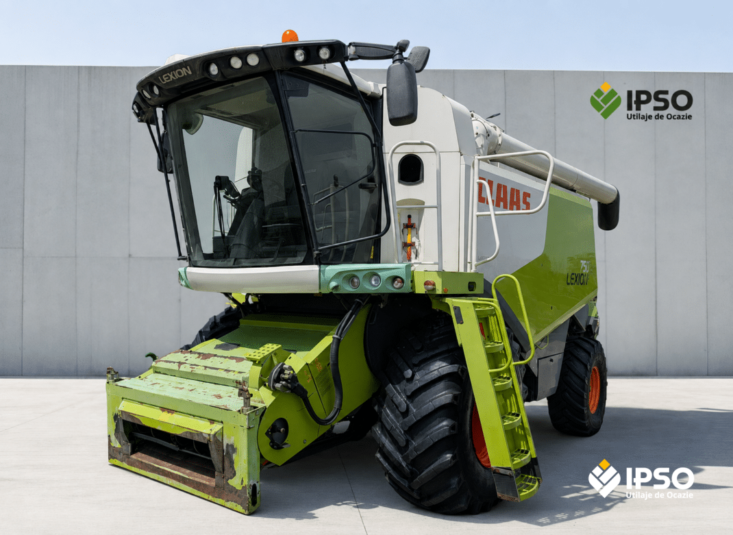 Claas Lexion 750 + Header paioase